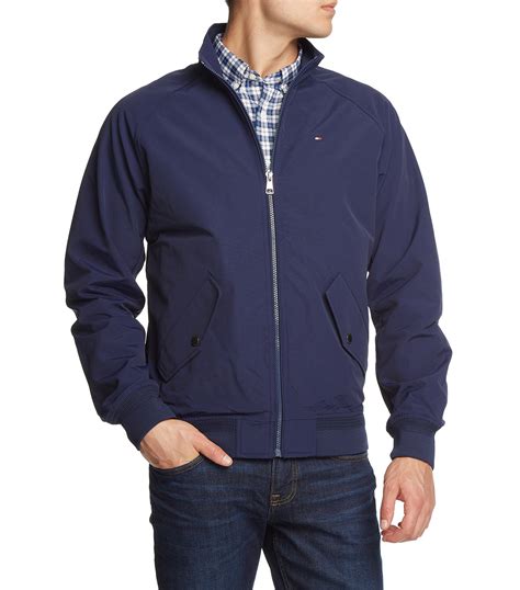 chamarra azul tommy hilfiger hombre